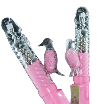 New Waterproof Dildo Vibrator With Bird Shaped Stimulator