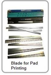 Open Inkwell Pad Printer Steel Soft Doctor Blade