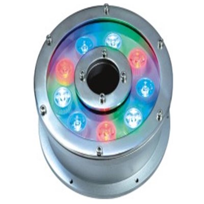 Round RGB LED pool lamp 9W