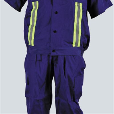 100% Cotton Safety Uniform With Reflective Tape