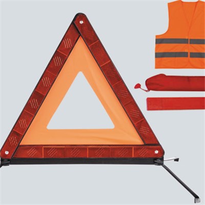 Car Warning Triangle And Vest