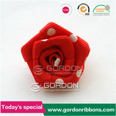 Grosgrain Ribbon Flower