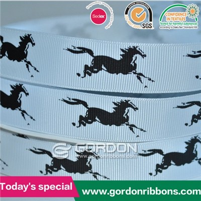 Horse Grosgrain Ribbon