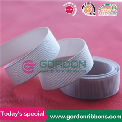 White Grosgrain Ribbon