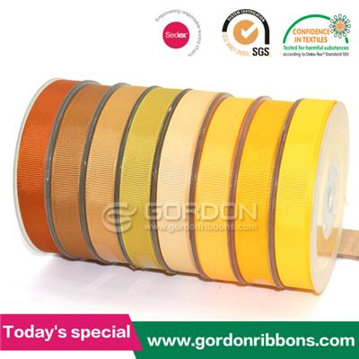 Gold Grosgrain Ribbon