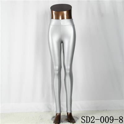 SD2-9-008 High-elastic Slim Fashion Light Yogon Sexy PU Leggings