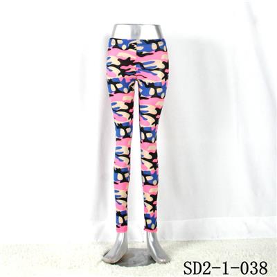 SD2-1-038 Fashion Knit Sexy Slim Elastic Leopard Print Leggings