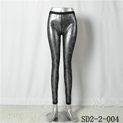 SD2-8-004 Fashion Knitting Metal Lace Sexy Slim Leggings