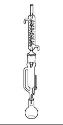 Extraction Apparatus Soxhlet With Coiled Condenser And Ground Glass Joints