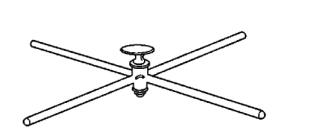 Four-way Cross-shaped Stopcock