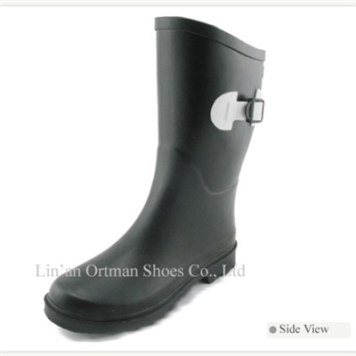 Half Boot Type Women Rubber Rain Boots