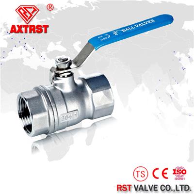 2PC Stainless Steel Economic Type Floating 304/316/316L Ball Valve 1000WOG
