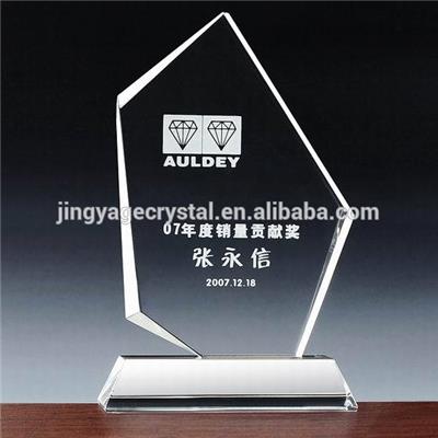 Engraved Triangle Crystal Awards