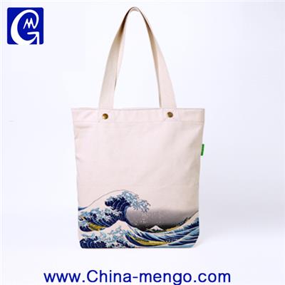 China Style Canvas Tote Bag With Bottom