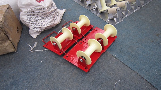 Tray Rollers Ground-cable laying
