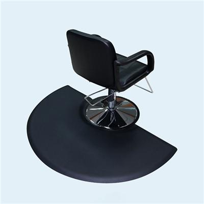 New Style Hair Salon Floor Mats Anti-fatigue Circle PU Salon Chair Mats In Customized Size