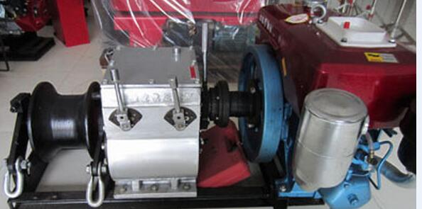 cable winch shaft drive transission