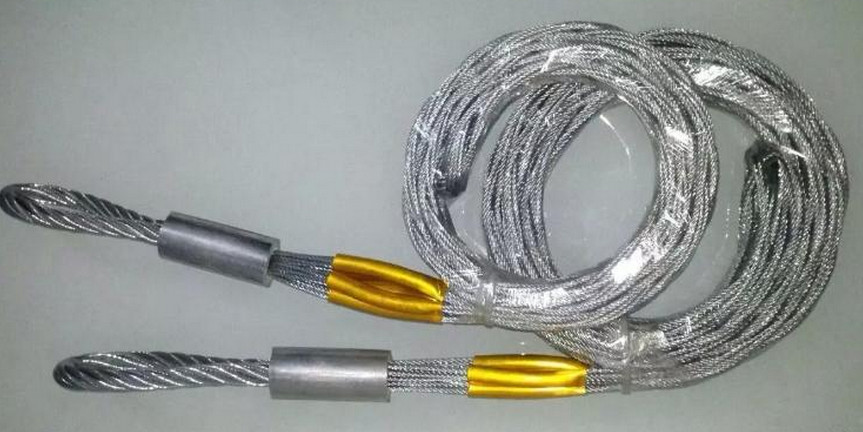 6-9mm cable mesh grip/steel wire mesh grip/connection for cable