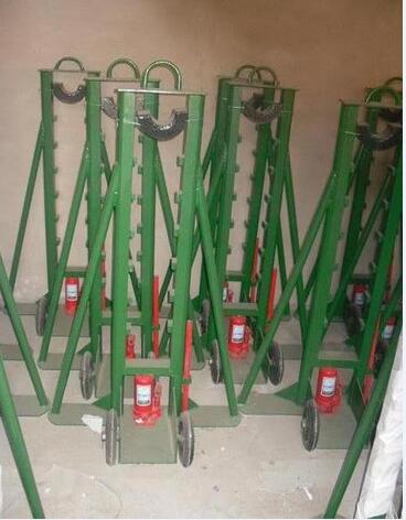 hydraulic adjustable cable stand