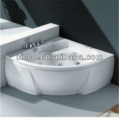 Jet Whirlpool Corner Bathtub With Seat