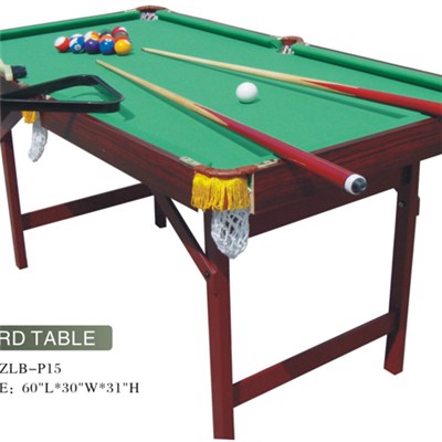 Foldable Small Size MDF Billiard Table