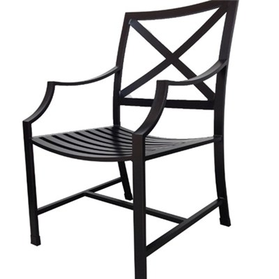 Strong Aluminum Chair With Cross Back New Arrival