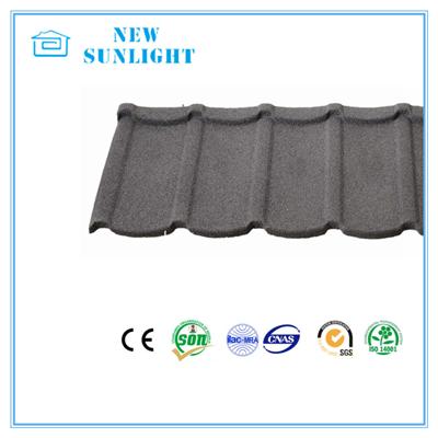 Rainbow Type Galvanized Stone Chip Coated Metal Roofing Sheets Building Materials