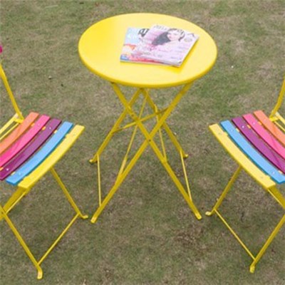 New Items Patio Metal Dining Table And Chair Set Metal Outdoor Furniture