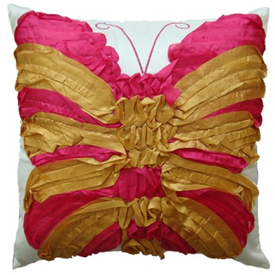 3D Butterfly Pillow Shell