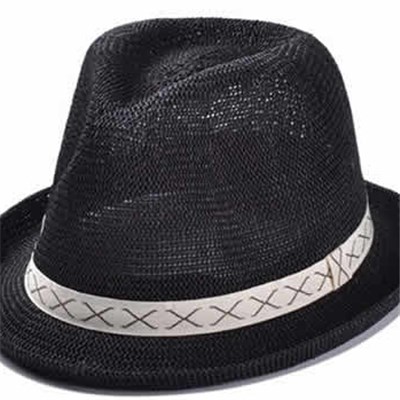 Custom Design Men's Fedora Hat with Printed Logo for Promotion