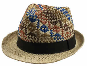 Men's Paper Fedora Hats Suitable for Summer Season/Party/Festival