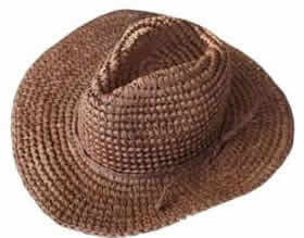 Custom Cowboy Style Paper Straw Hat with Logo