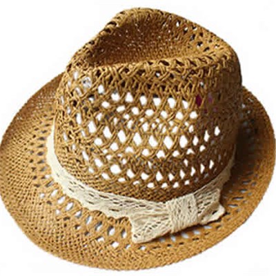 Fashion Vintage Lady Wide Brim Fedora Hat