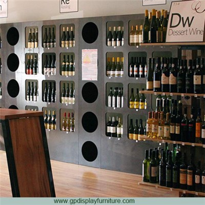 Wine Store Display Shelf Racks