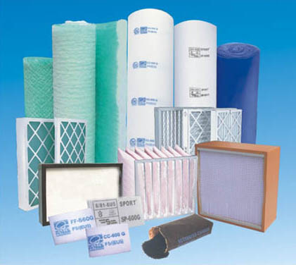 prefilter,primary filter,filter arrestor,coarse filter,air filter, synthetic fiber, nonwoven,air inlet cotton,blue and white,
