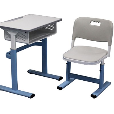 MDF Single Height Adjustable School Desk Chair