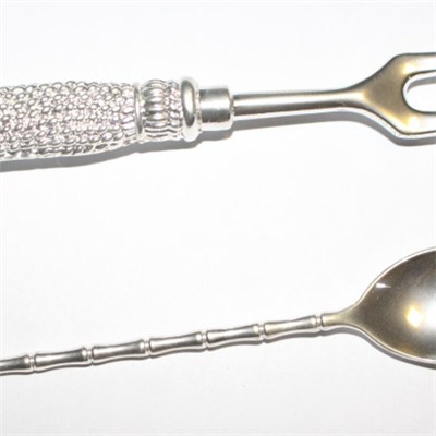 Antiskid Zinc Fork And Spoon
