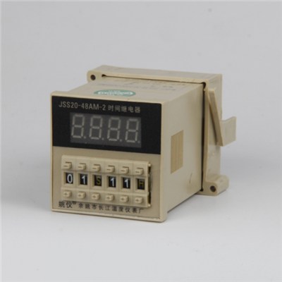 Double Time Control Digital Display Time Relay