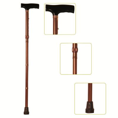 #JL927L – Height Adjustable Lightweight Folding Cane With T-Handle, Bronze