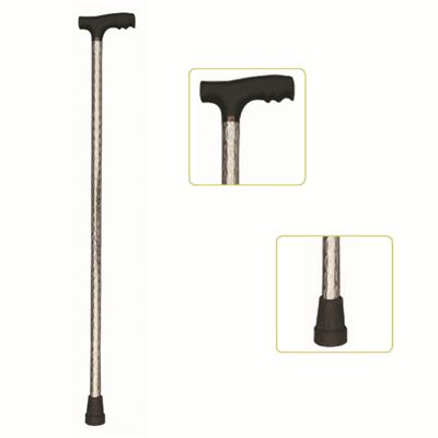 #JL910(b) – Lightweight T-Handle Walking Cane With Comfortable Handgrip, Champagne Color & Embossed Finish