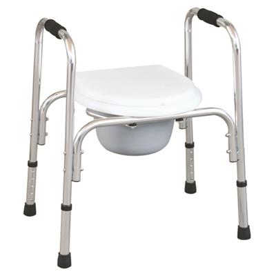 #JL812(L) – Lightweight Aluminum Commode Chair With Armrests