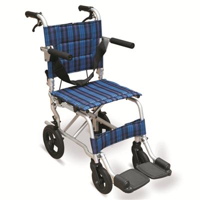 #JL9002LABJ – 17 lbs. Ultralight Child Transport Wheelchair With Flip Back Armrests, Flip Up Footrests & PU Casters