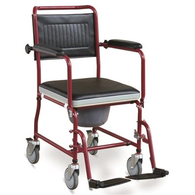#JL6921 – Commode Wheelchair With Flip Down Armrests & Detachable Footrests, Smart Detaching Design For Easy Storage & Transportation