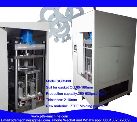GMP500L PTFE Molding machine for PTFE gasket