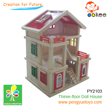 деревянная кукла дом