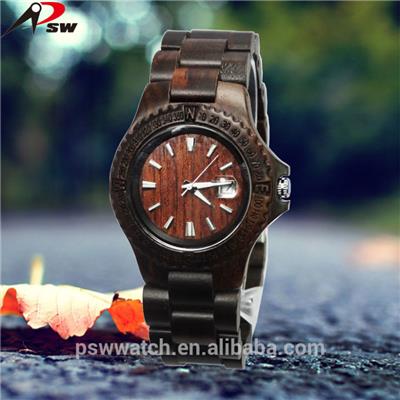 Wood Grain Watches with date