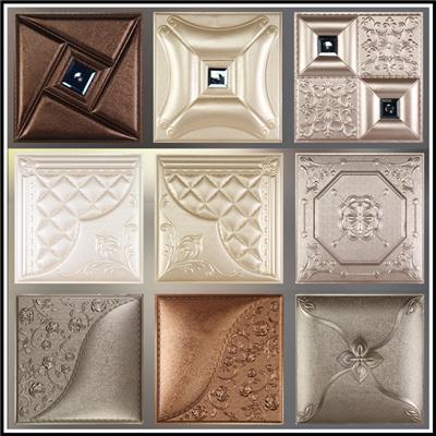 3D Leather Wall Panel