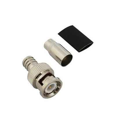 CCTV BNC Male Crimp On Connector With Short Boot For RG59U Cable (CT5014)