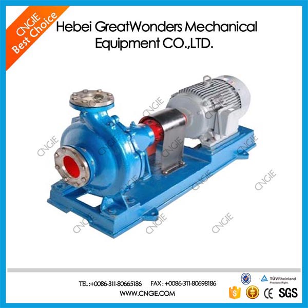 Single stage end suction horizontal centrifugal pump