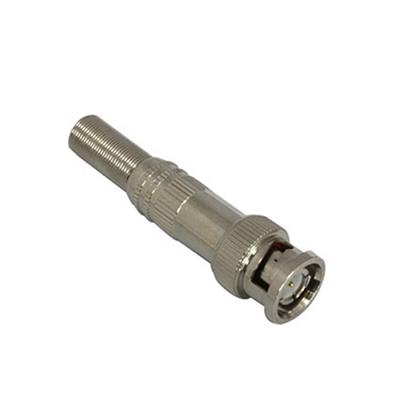 BNC Male Connector With Solder And Long Metal Boot (CT5046-2)